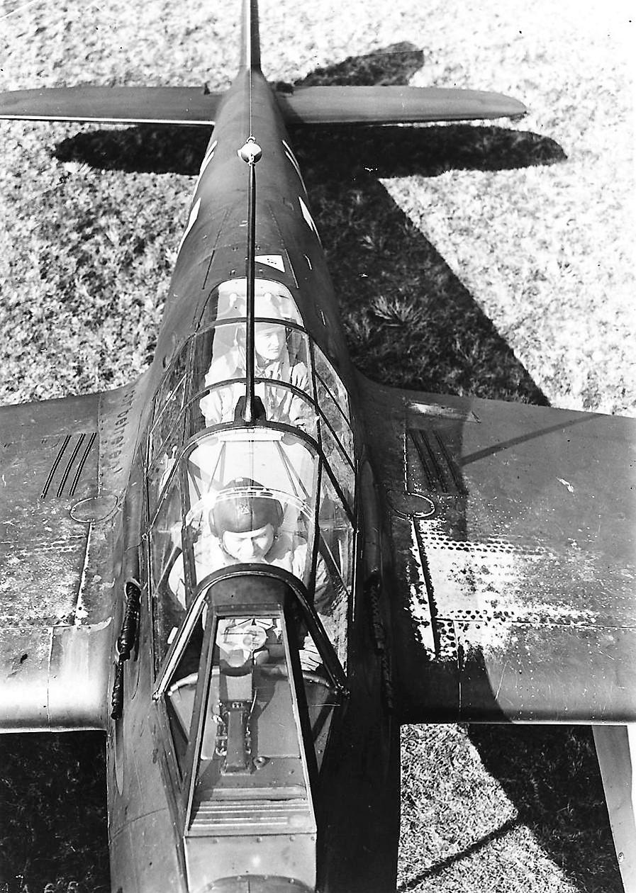 1940年，一张俯拍德国双发战斗机福克-沃尔夫Fw.187A-0（绰号