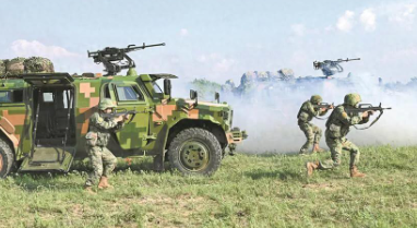 <em>越南人民军</em>北上中国广西，中越陆军合兵一处联合行动，几十年来还是头一次。中国国防