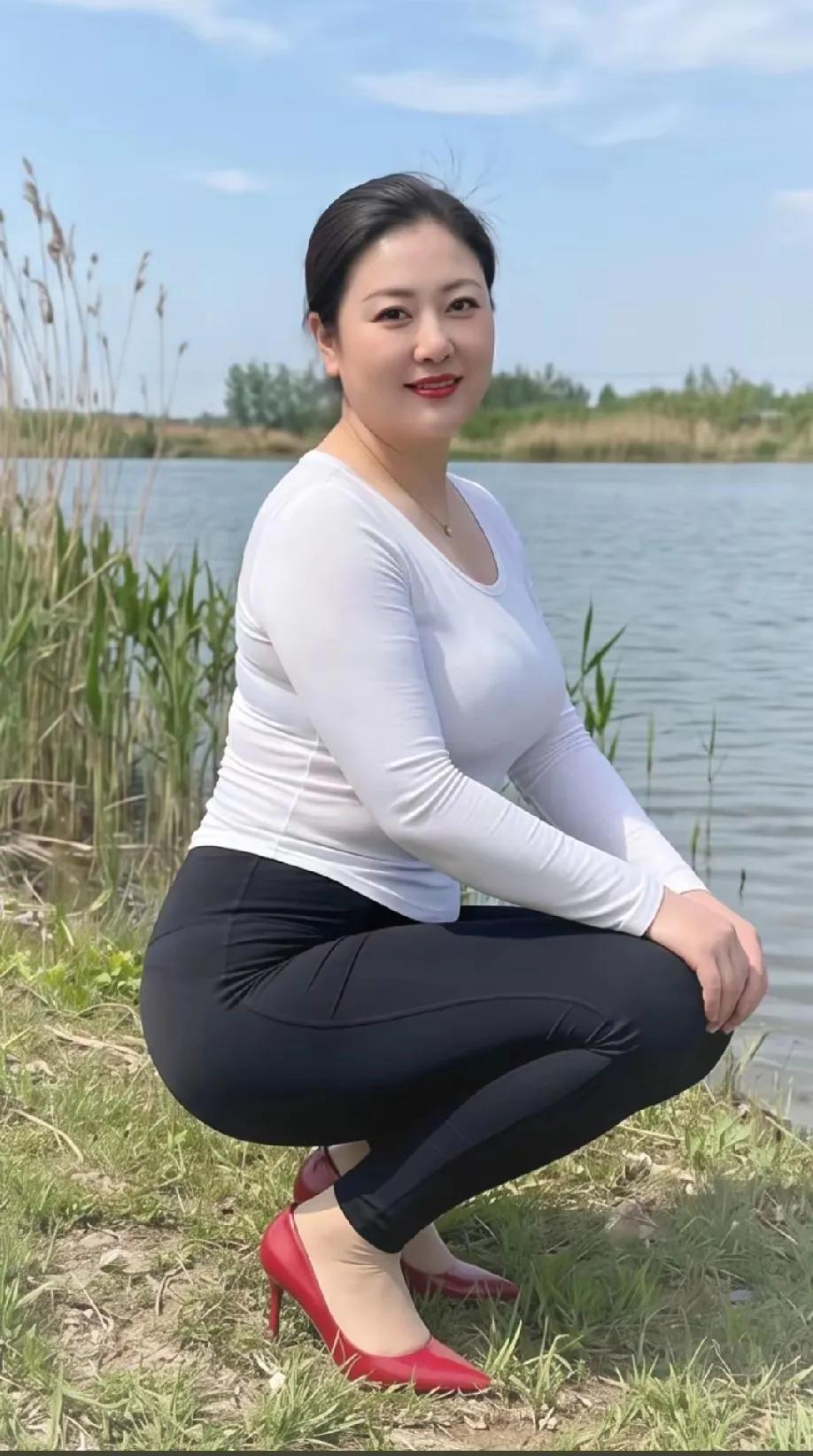 总说要找“岁月静好”，原来它就在河边的微风里。看着水面轻轻晃着，岸边草木自在生