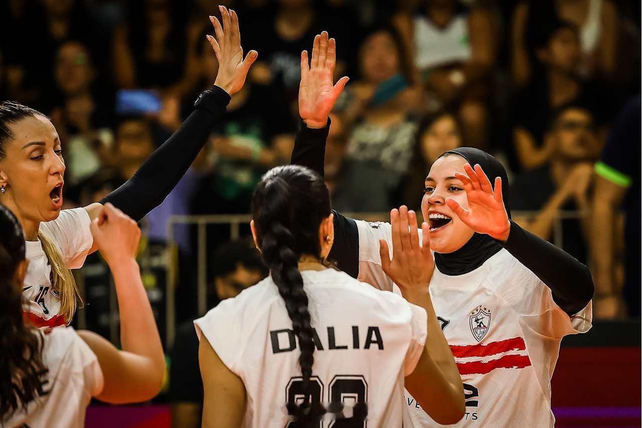 【2025女排世俱赛小组赛：巴西海滩3-0埃及扎马雷克】北京时间12月9日深夜