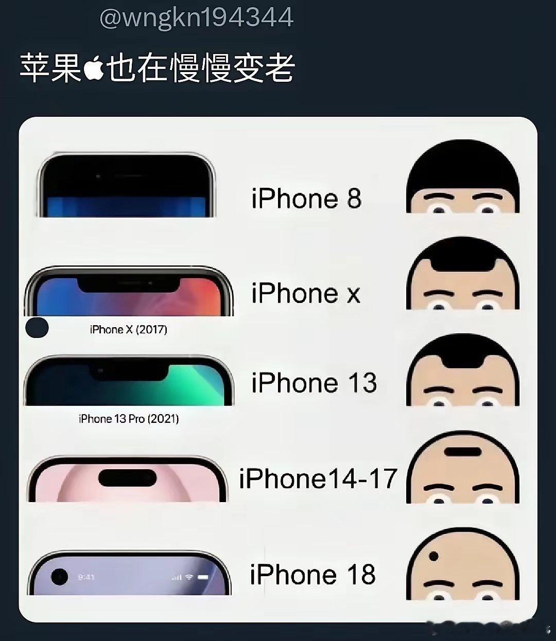 苹果正在变老。