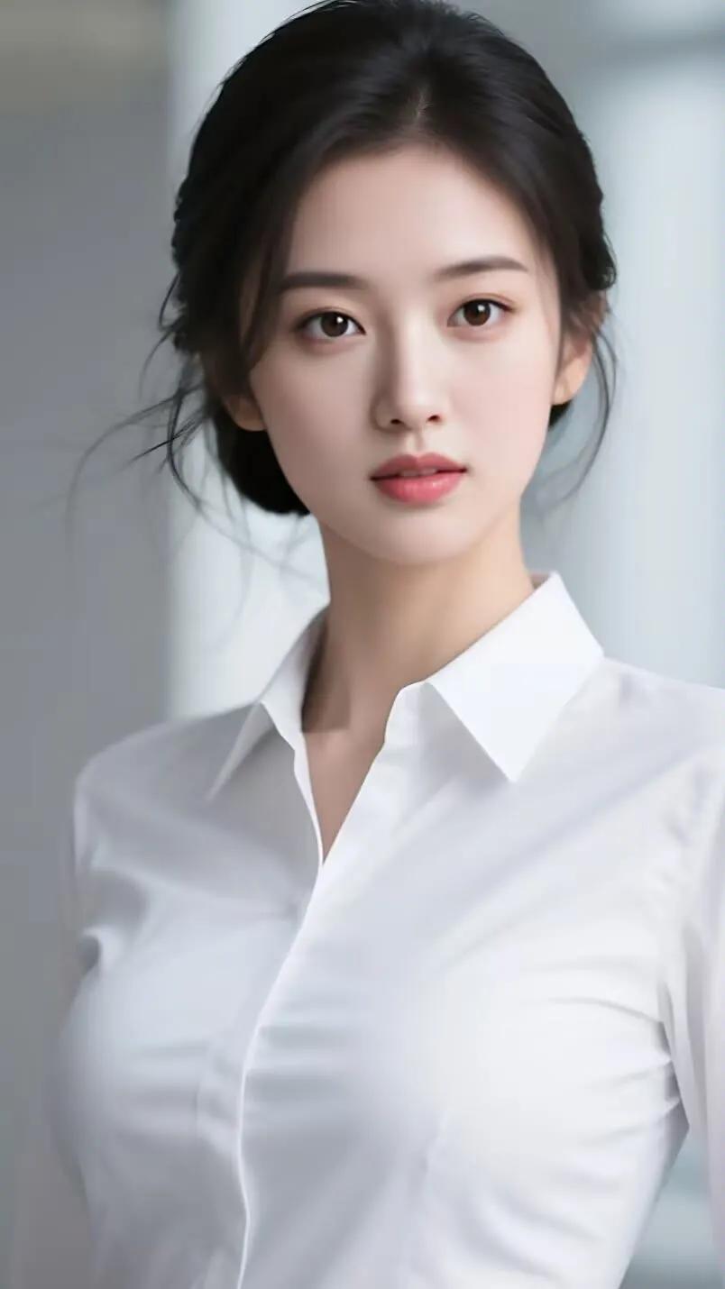 白衣如雪，静待佳人。