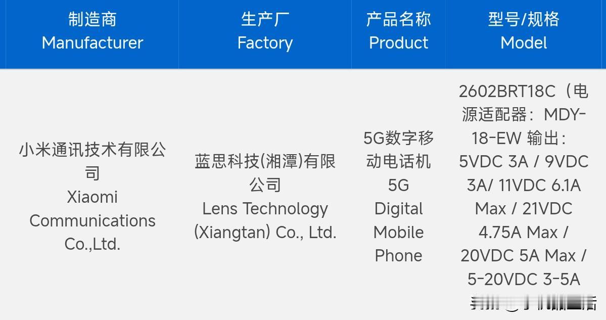 REDMITurbo5大杯新机入网，支持100W快充今日，有数码博主发文称