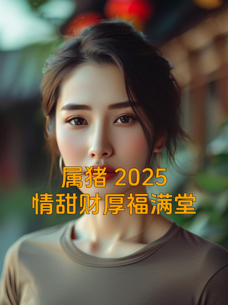 属猪2025：情甜财厚福满堂
