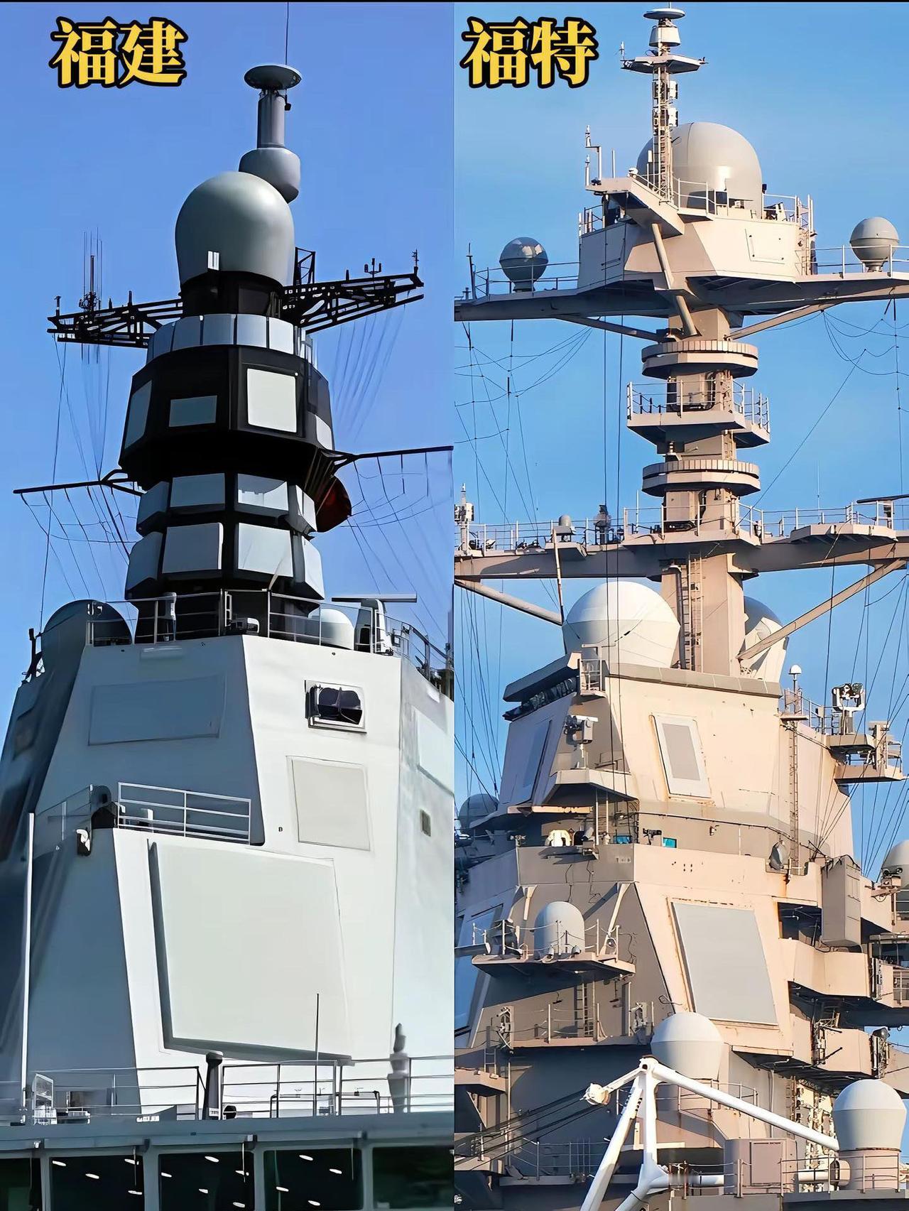 不得不说，灯塔国的福特号航母真是非常人性化。连舰岛的设计都充分考虑到了舰员们平