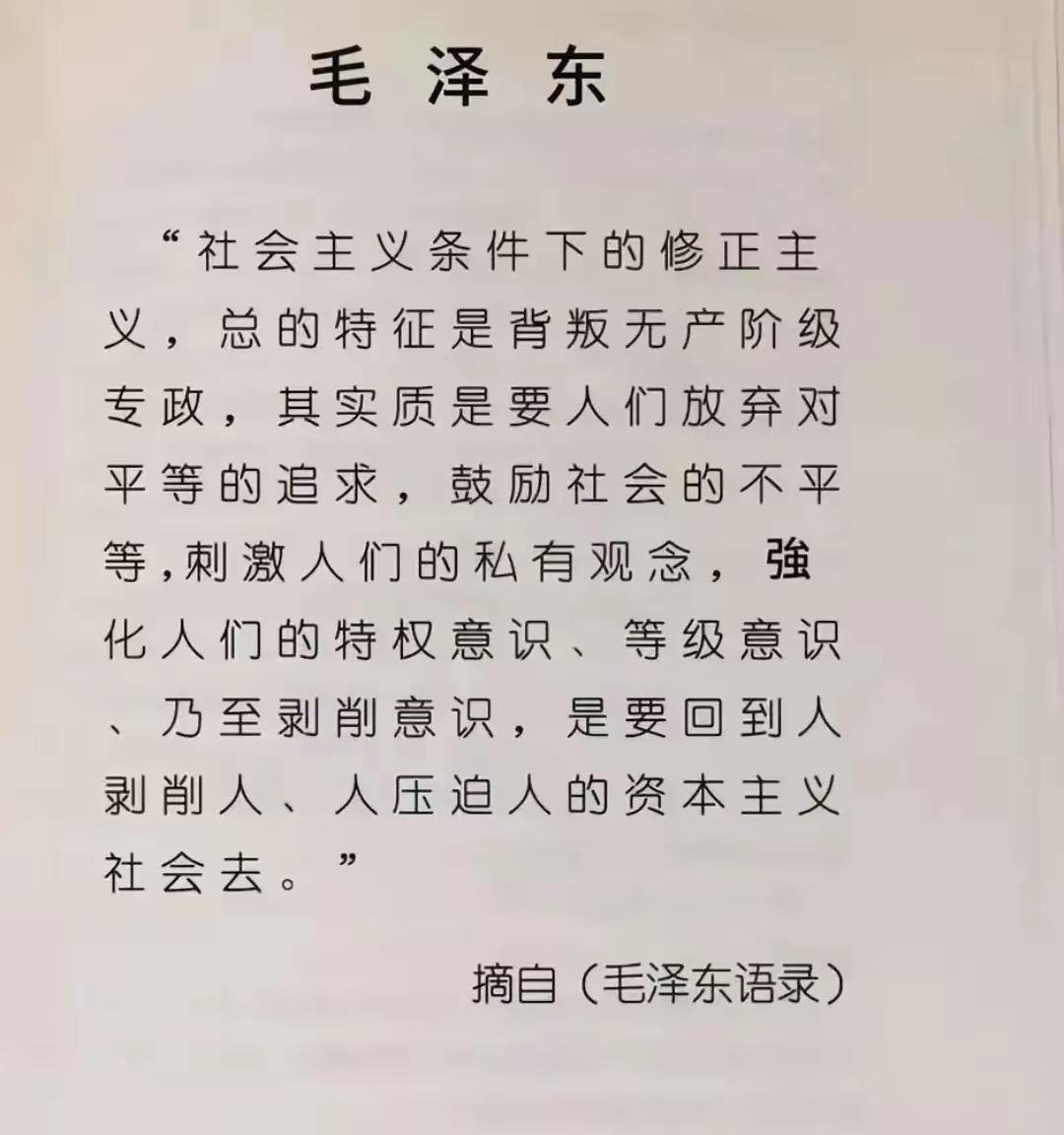 很多人一直搞不懂，到底什么是修正主义。其实早有经典论述，一句话就撕开它的伪装，看