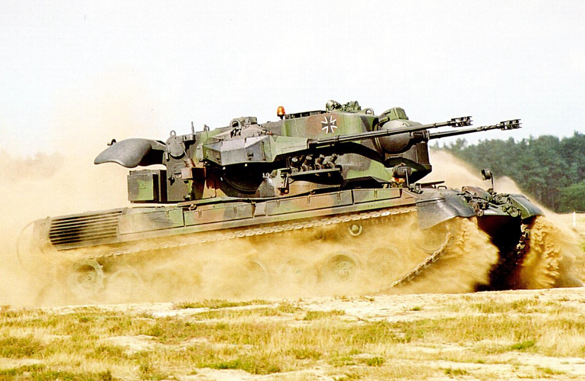 分享圖片：德國“獵豹”35mm自行高炮系統