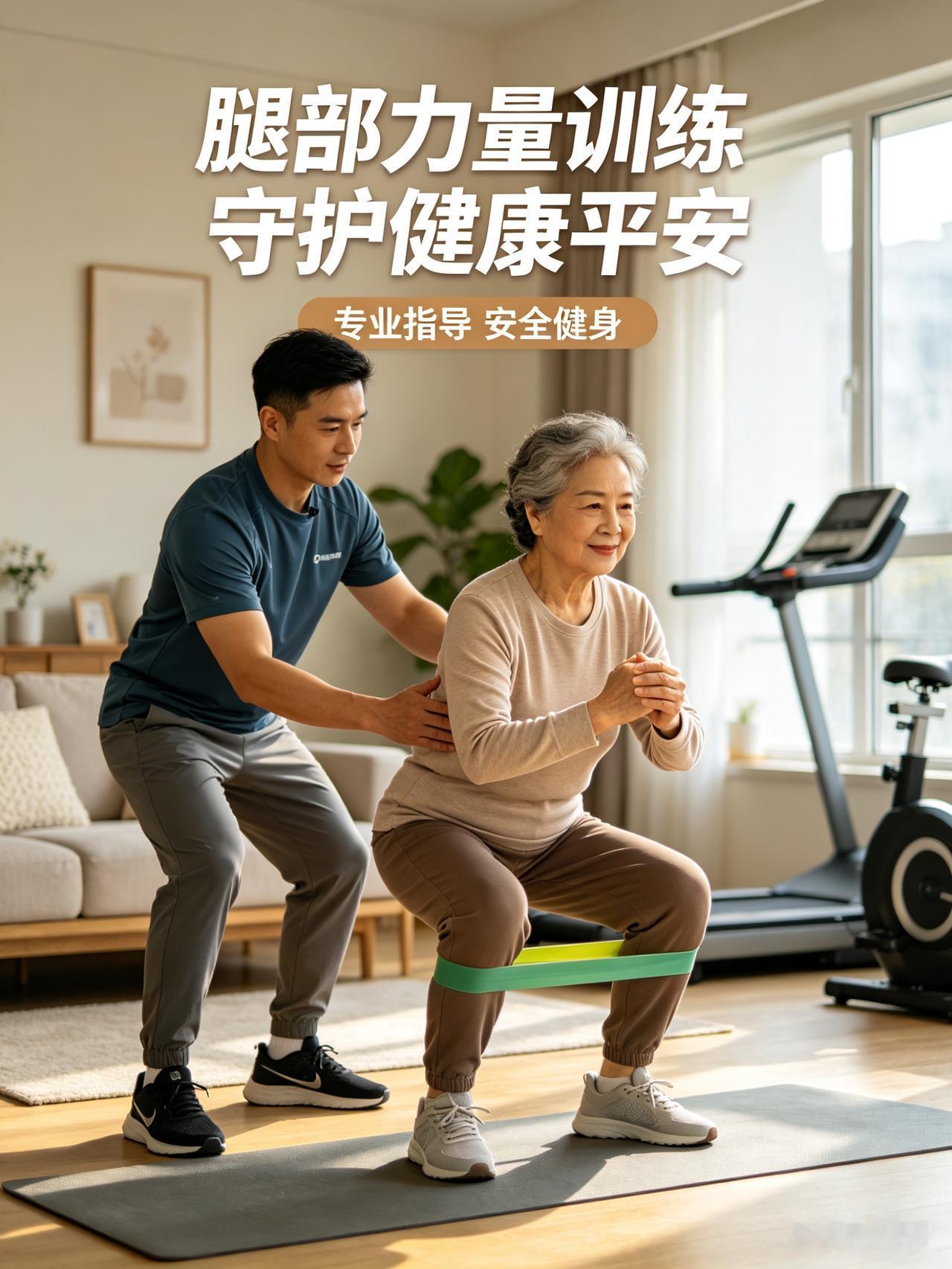 练肌肉不是爱美，是中老年人的保命工程，远离摔倒骨折不少家人总觉得，中老年人摔
