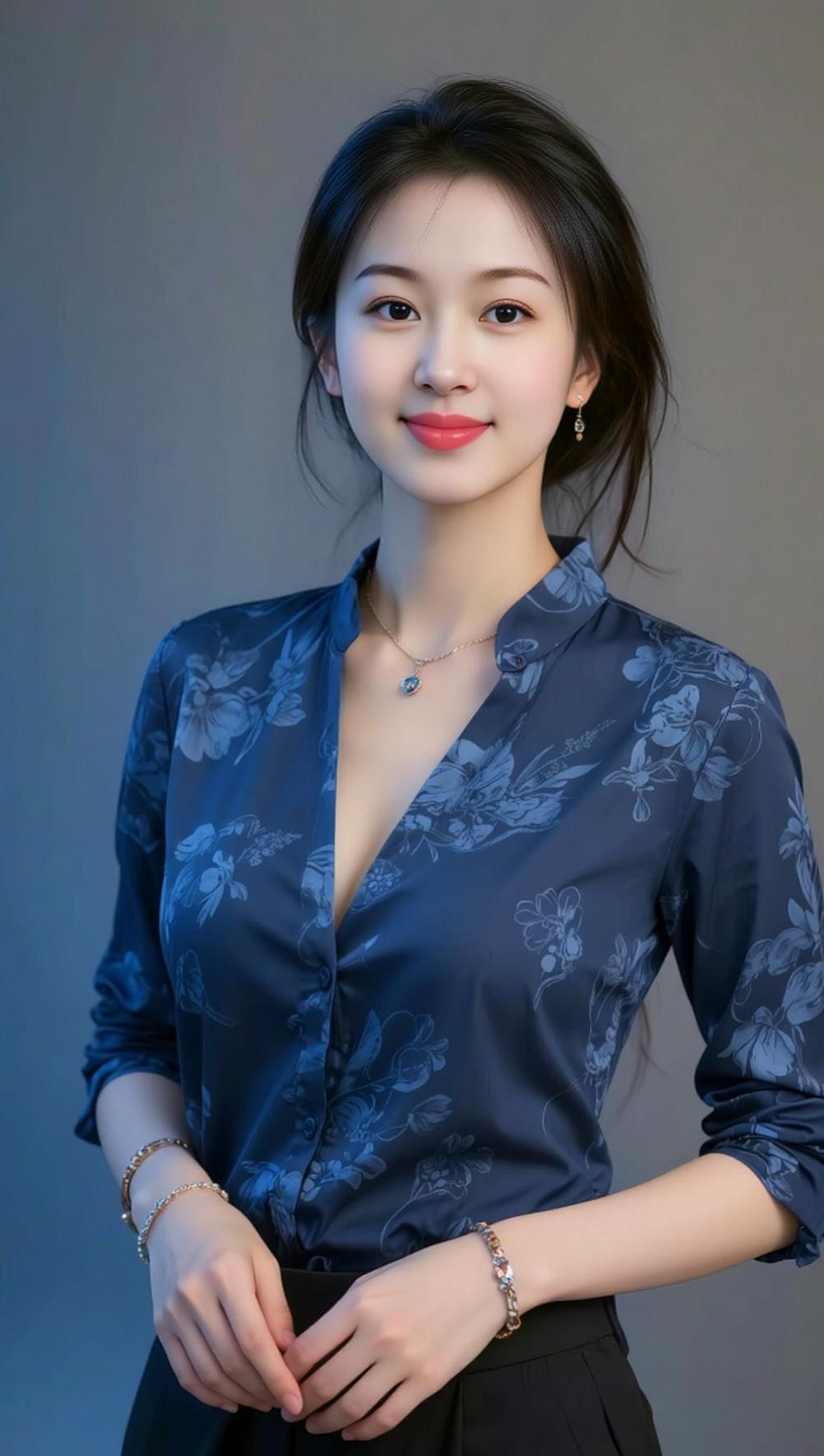 AI优雅淑女写真ai创作...