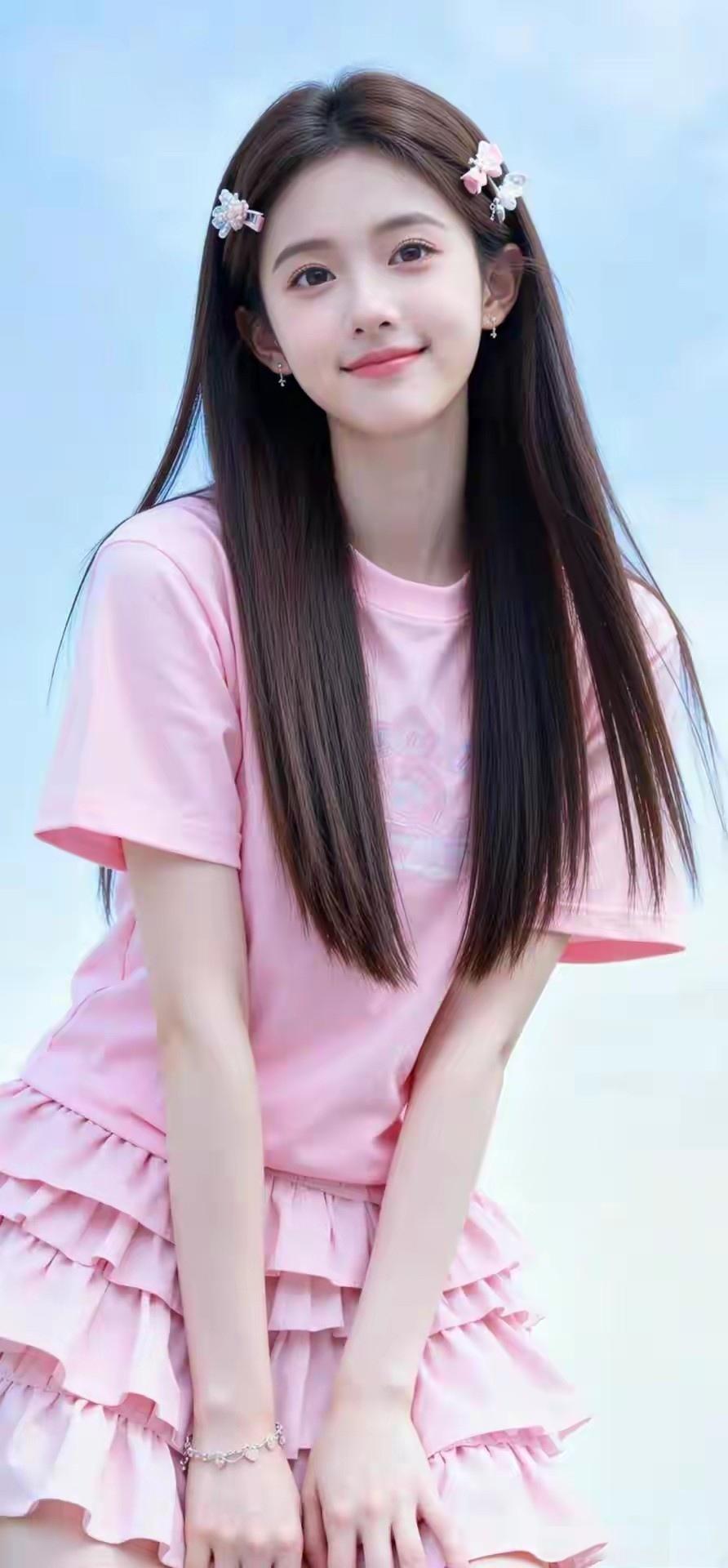 粉色和素色，各有各的魅力。粉色就像少女的梦，突显俏皮可爱。素色则给人纯洁的感