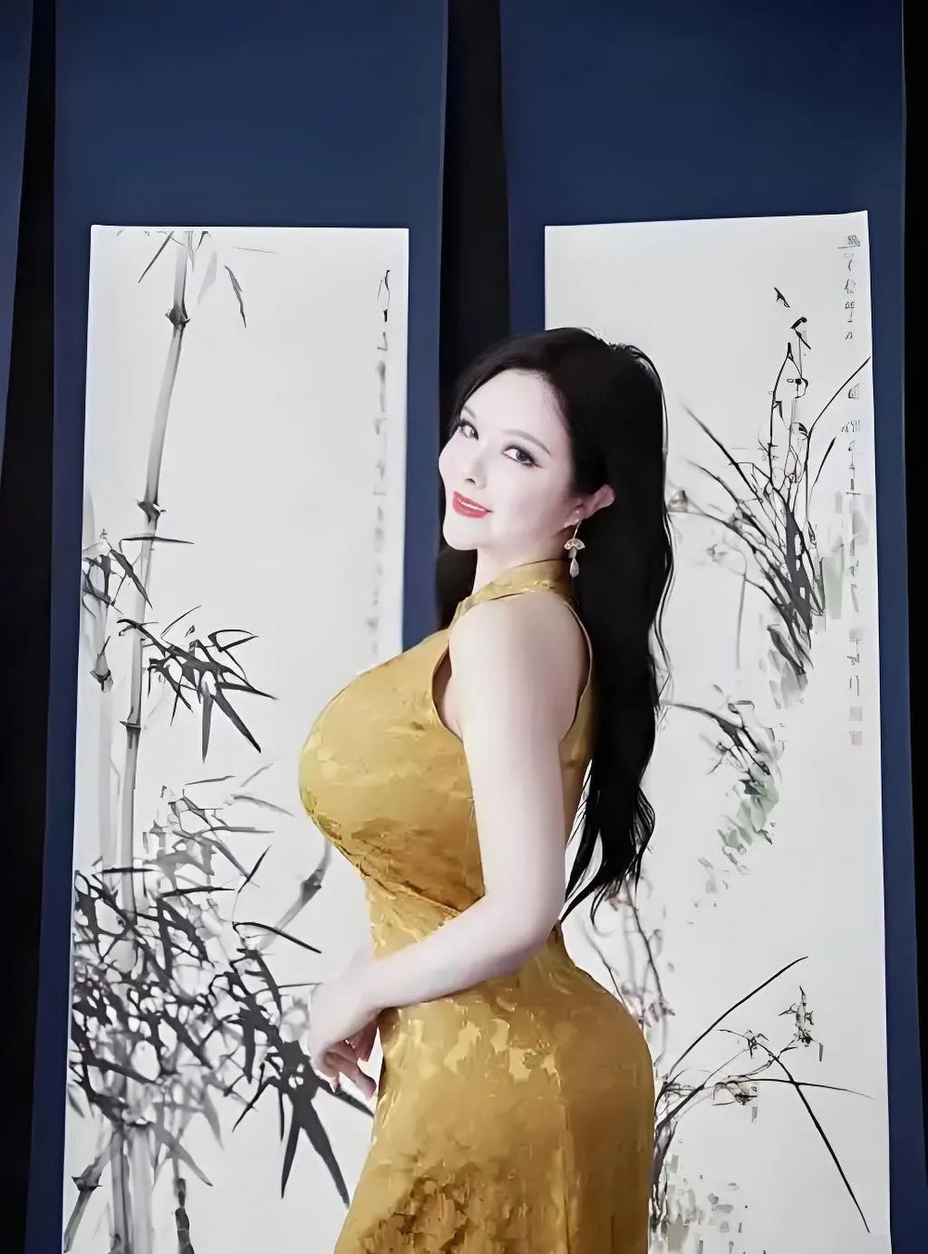 算我孤陋寡闻，第一见这么漂亮，身材这么棒的美女画家关琪…听说她不光是齐白石的传