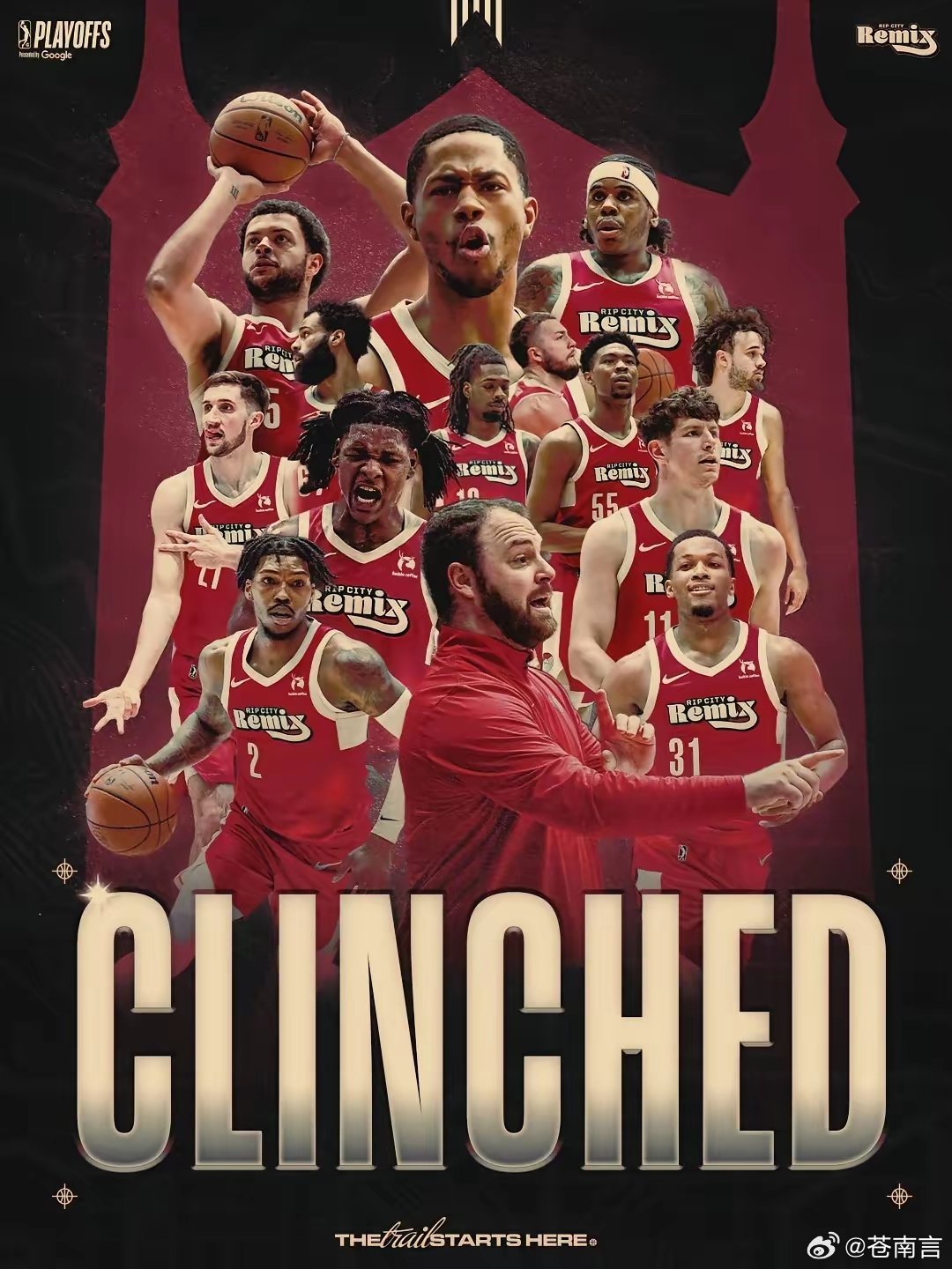 杨瀚森将出征G联季后赛开拓者真是扶不起的阿斗！马上开始G联赛季后赛了，G联赛官方