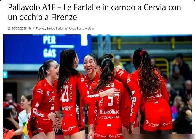 谁敢信，中国女排一个“小队员”，在意甲的一传到位率能排到第一，把加比、石川真佑都