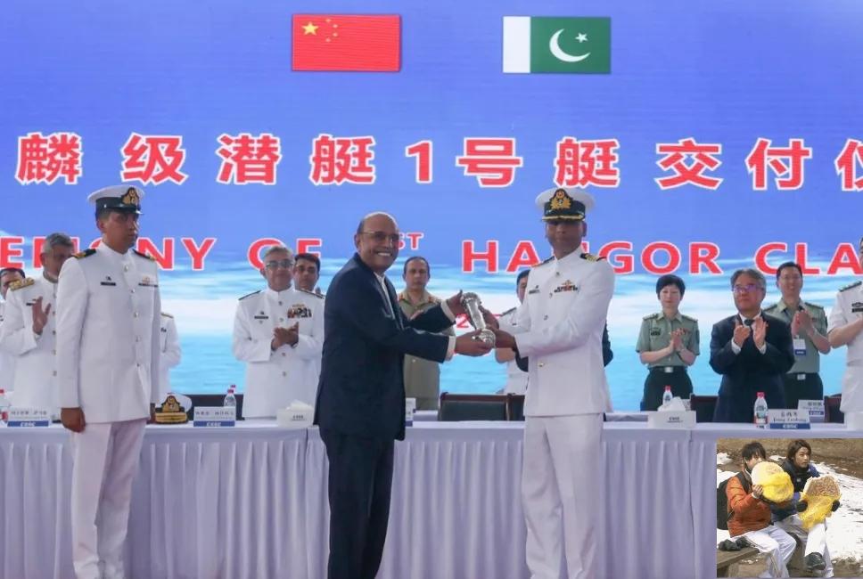 轮到印度抗议了！中国039B潜艇交付巴基斯坦，海上优势彻底反转。4月30日