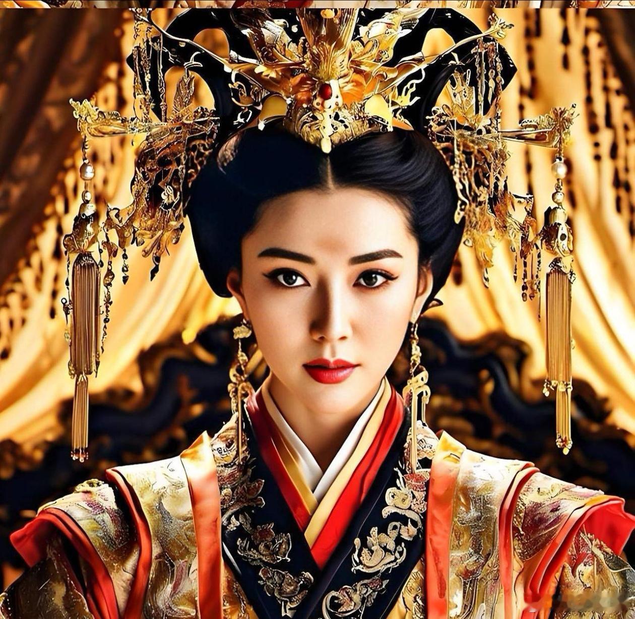 684年，武则天赐儿子李贤毒酒。李贤接过毒酒，悲从心起，对着武则天一阵狂笑：“我