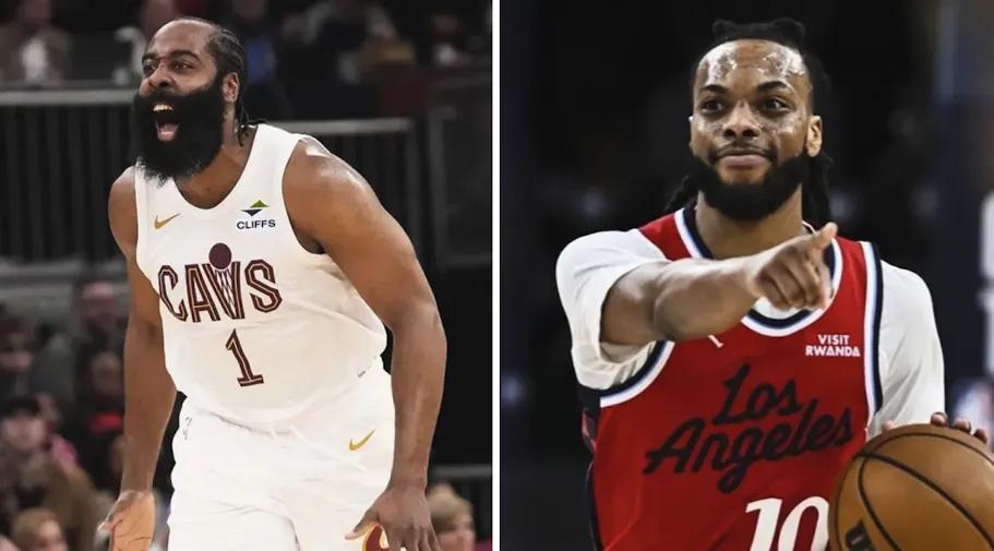 哈登在骑士出战战绩为14胜4负。加兰在快船出战战绩为7胜3负。库