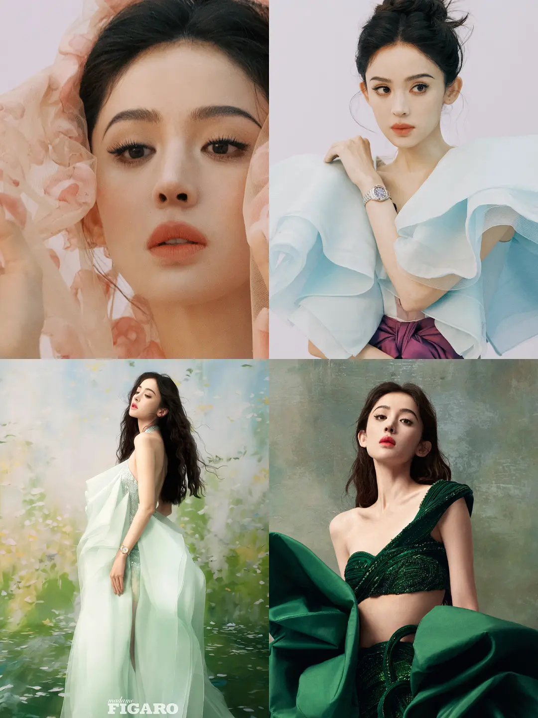 娜扎和迪丽热巴同风格杂志图谁赢了？