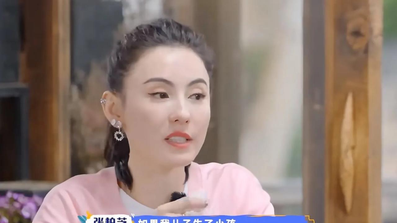 你发现了吗？张柏芝是真的喜欢孩子，人家问她带孩子辛苦吗？她说不辛苦，还说如果自