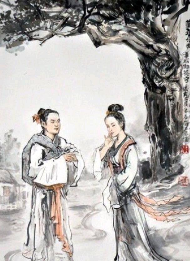 古时，寡妇从门外救了一个奄奄一息的乞丐，她端着熬好的白粥正准备给乞丐，突然一只蝎