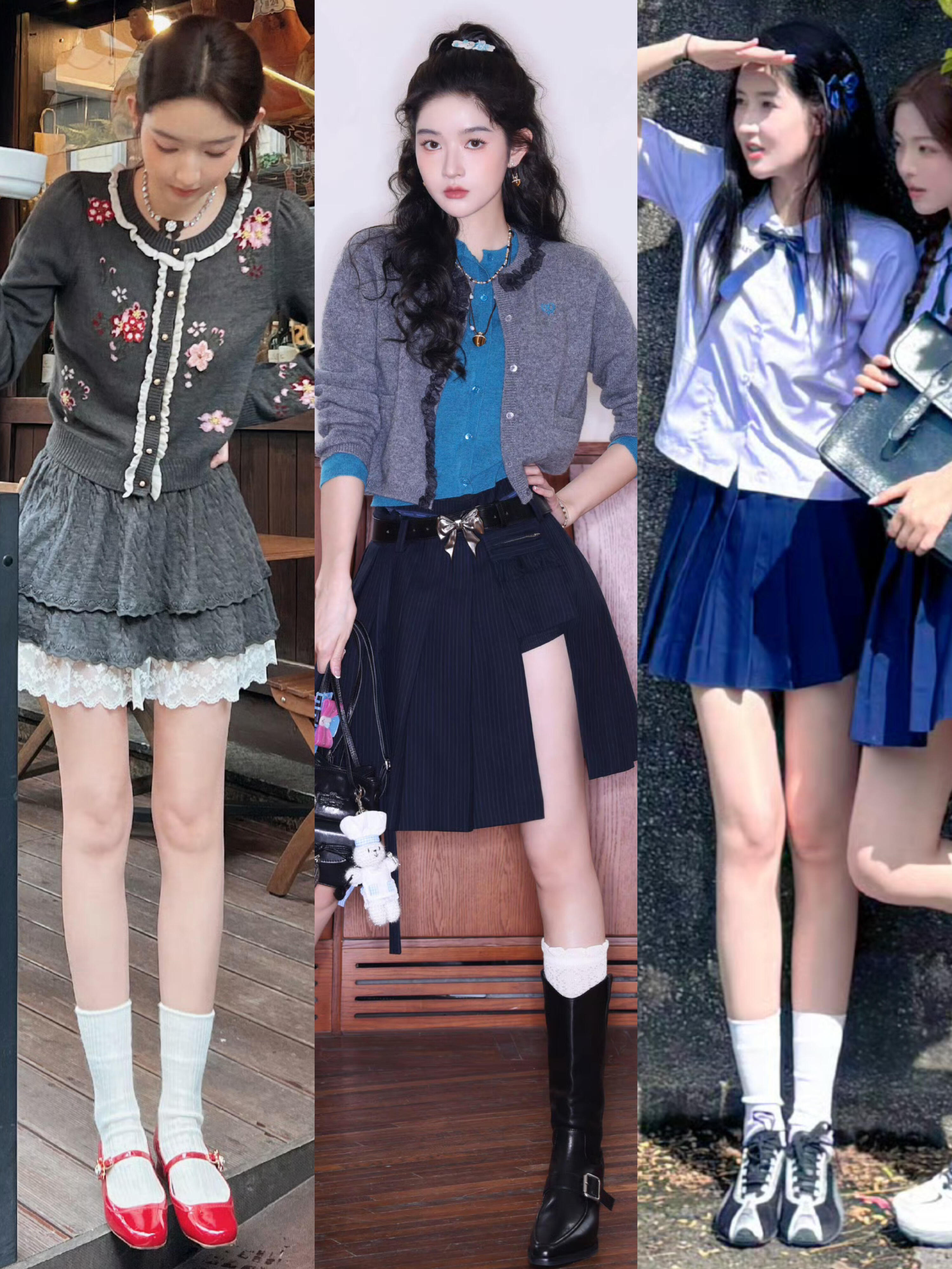 王玉雯你开班吧🙏学院风穿搭暂无天花板！