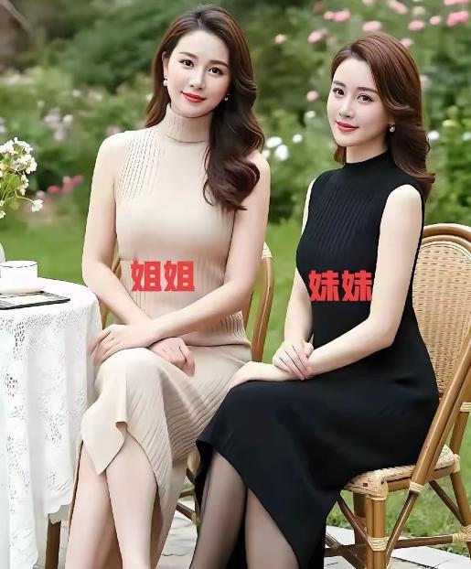 这两姐妹都很漂亮，堪称花容月貌。姐姐已经出嫁，妹妹仍待字闺中。不过，妹妹想招上门