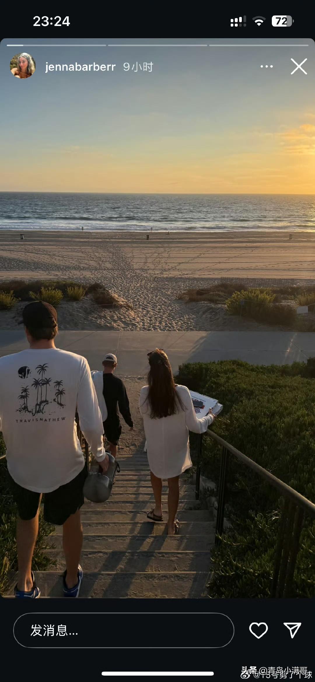 有了女友，忘了训练！！！里夫斯和女友度蜜月享受假期！湖人后卫里夫斯最近也是很