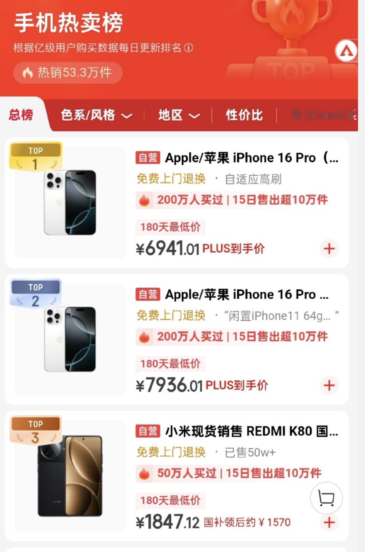 降价才是苹果的鲨手锏，不接受反驳-毕竟7999的iPhone16Pro大