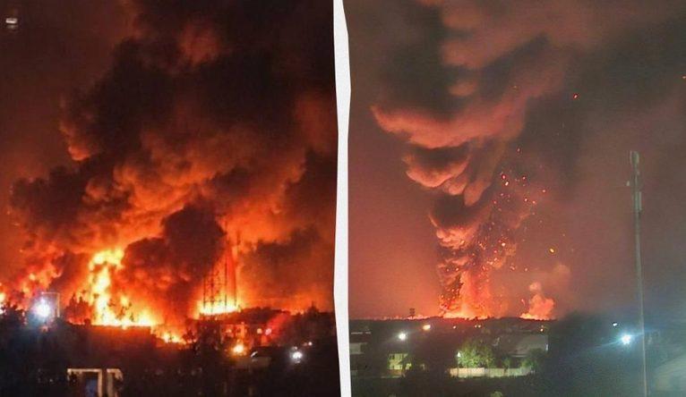 深夜雷霆打击！戈斯托梅利仓储中心剧烈爆燃，乌俄叙事完全对立，谁在说谎？9