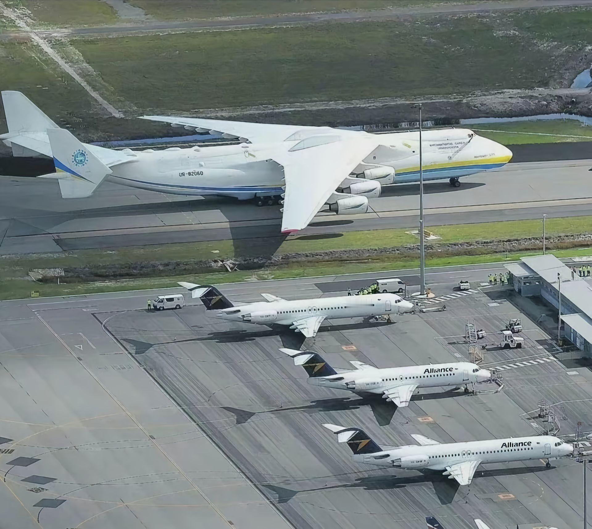 来看看世界上最大的飞机An225到底有多大