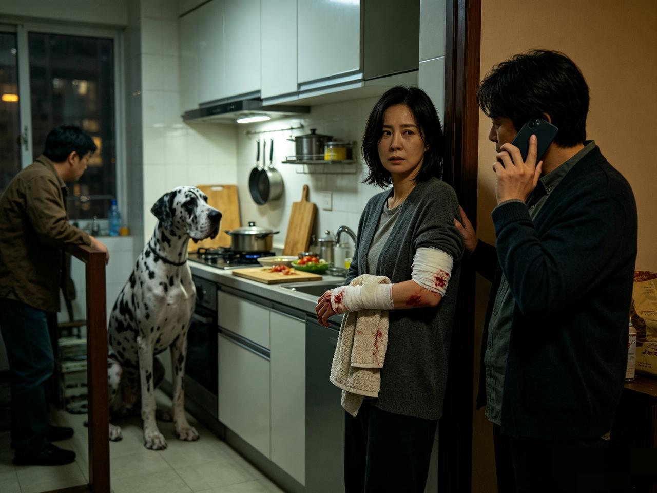 上海34岁女子被自家养的宠物狗咬伤手臂，几乎同时在上海某小区一老人被两只烈性