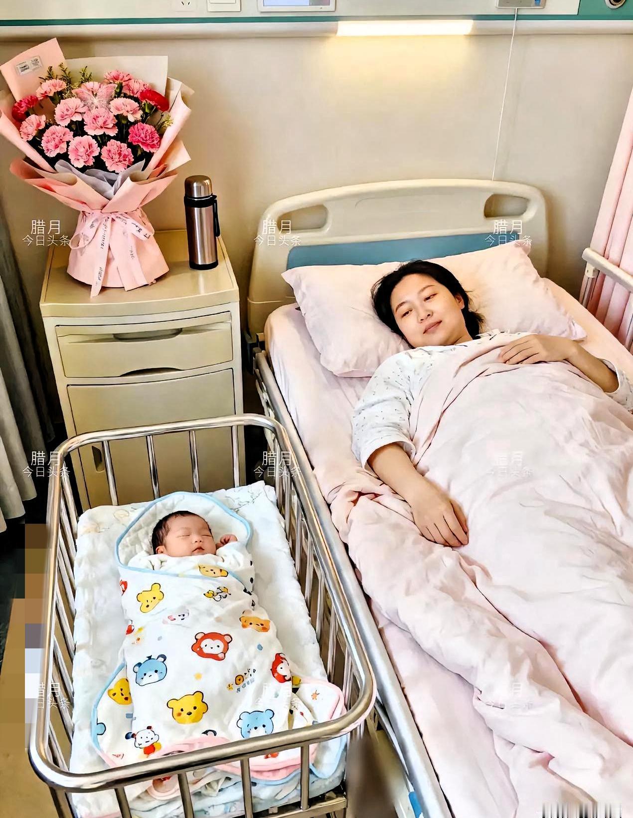泪目了！朋友家女儿生宝宝，昨天去医院看望。同病房还有一名产妇，我看到