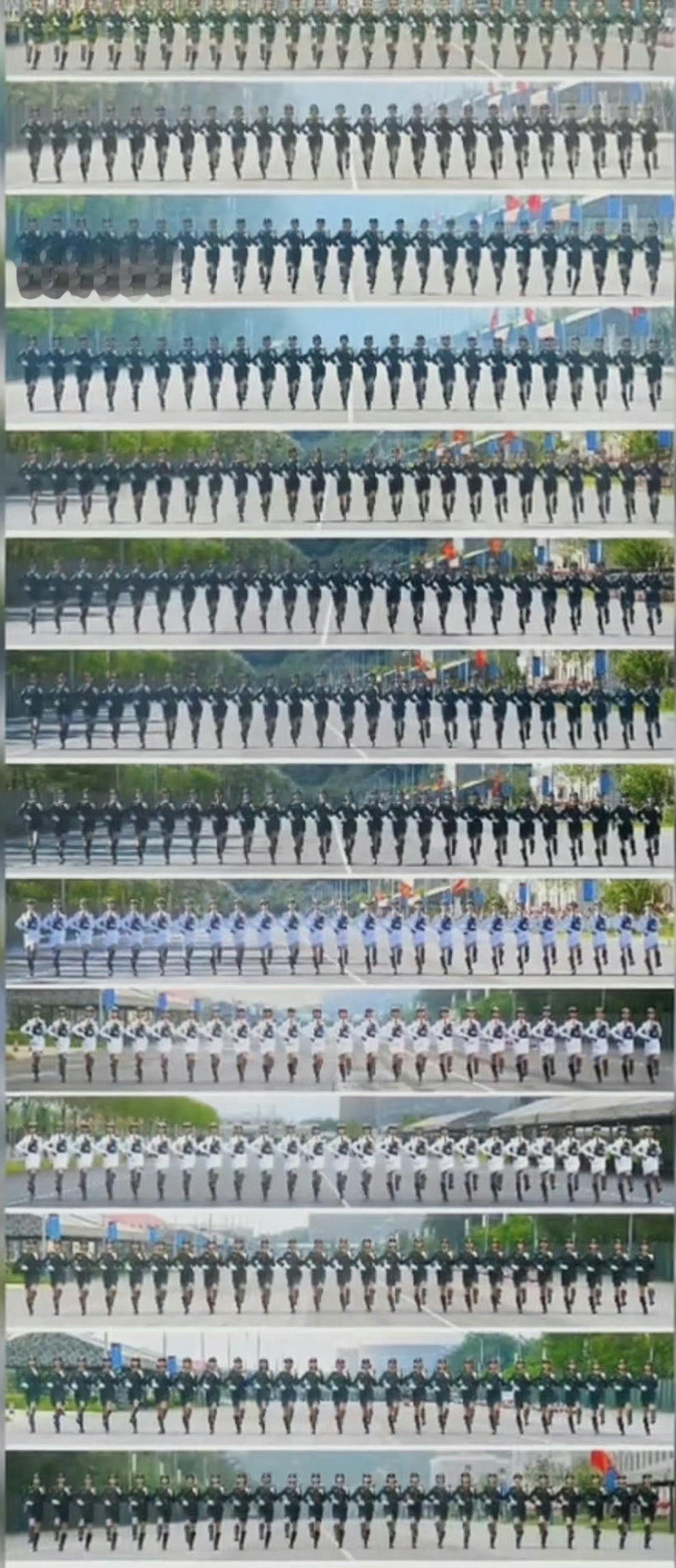 英姿飒爽女兵方队[鼓掌][鼓掌][鼓掌]​​​