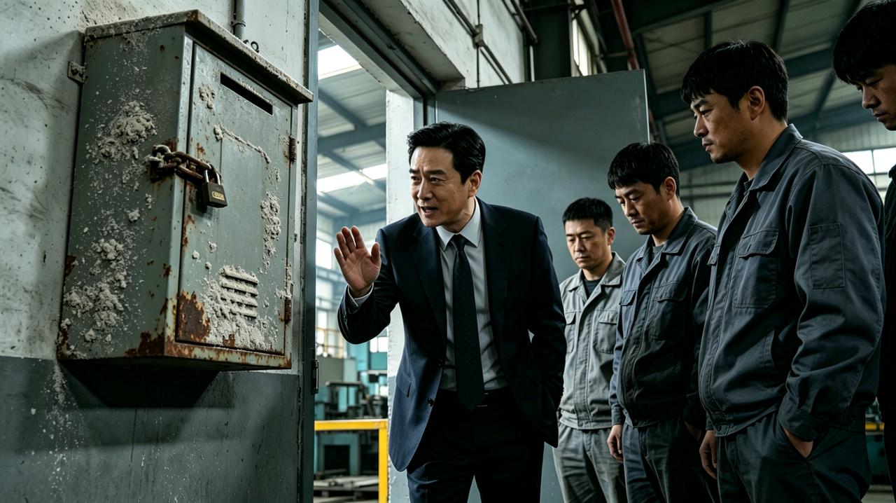 车间门口挂了个意见箱，三年没开过锁，都锈死了。新来的厂长让大家提建议，没人吭声