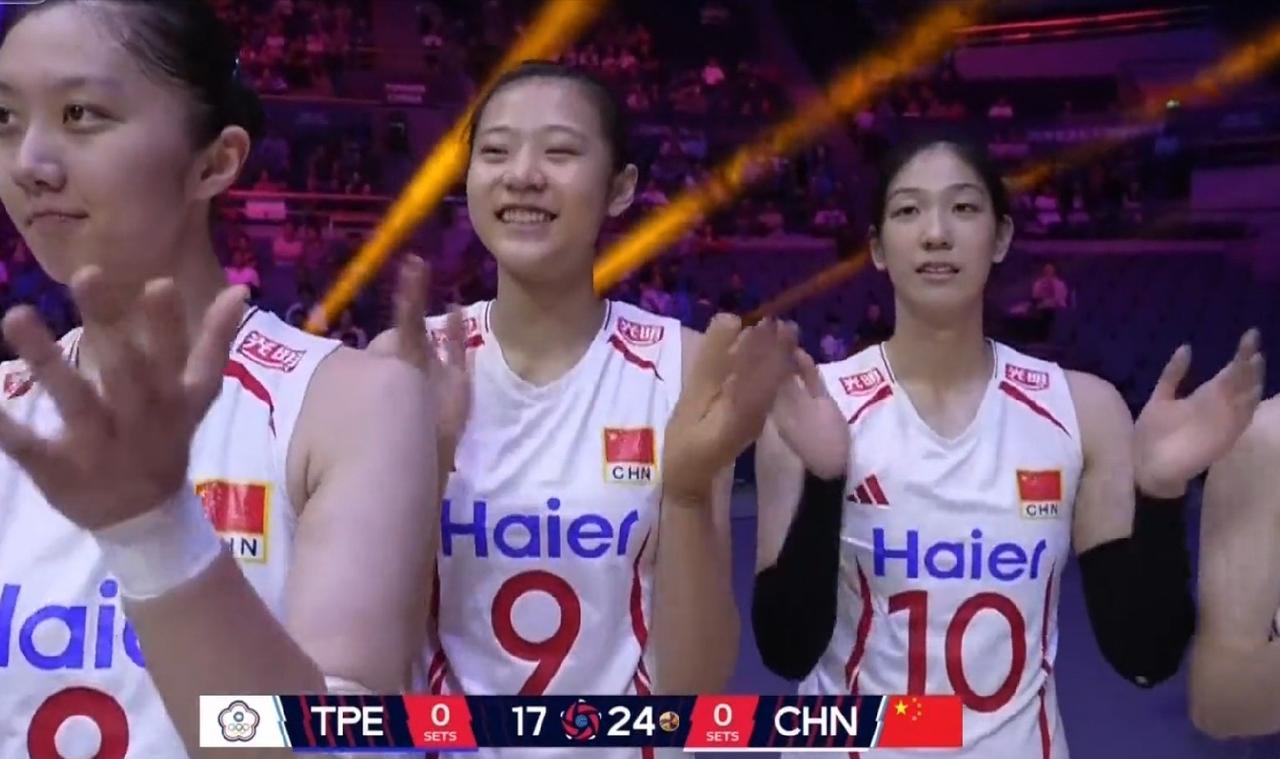 笑死我了！亚锦赛小组赛第三轮中国女排VS中国台北女排，吴梦洁迎来爆发，可把场下的