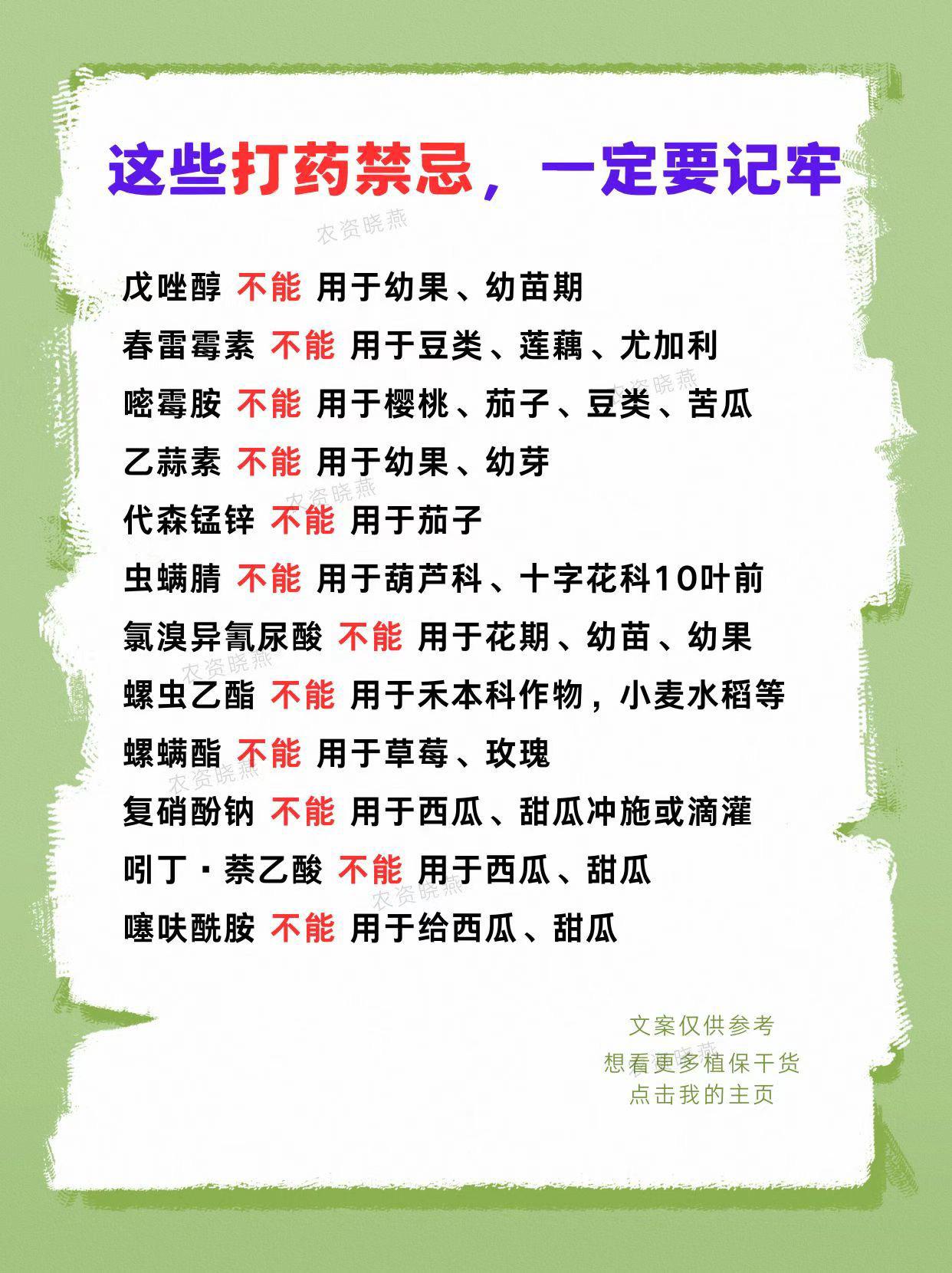 这些打药禁忌，看看你用对了吗？农资肥料打药注意事项种植管理