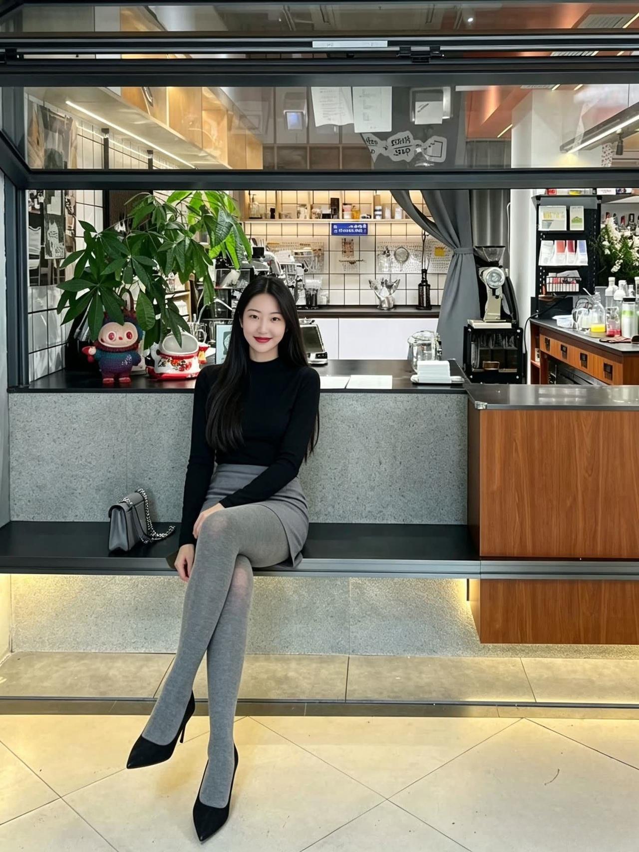 本来想骂你的，但是今天我的人设是甜妹。御姐气质穿搭ootd穿搭拍照街头松弛感