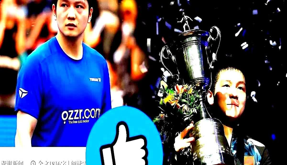德国球员瘫倒，樊振东一拍桌子德国队员原本一天打两次球就下班，樊振东把训练加到