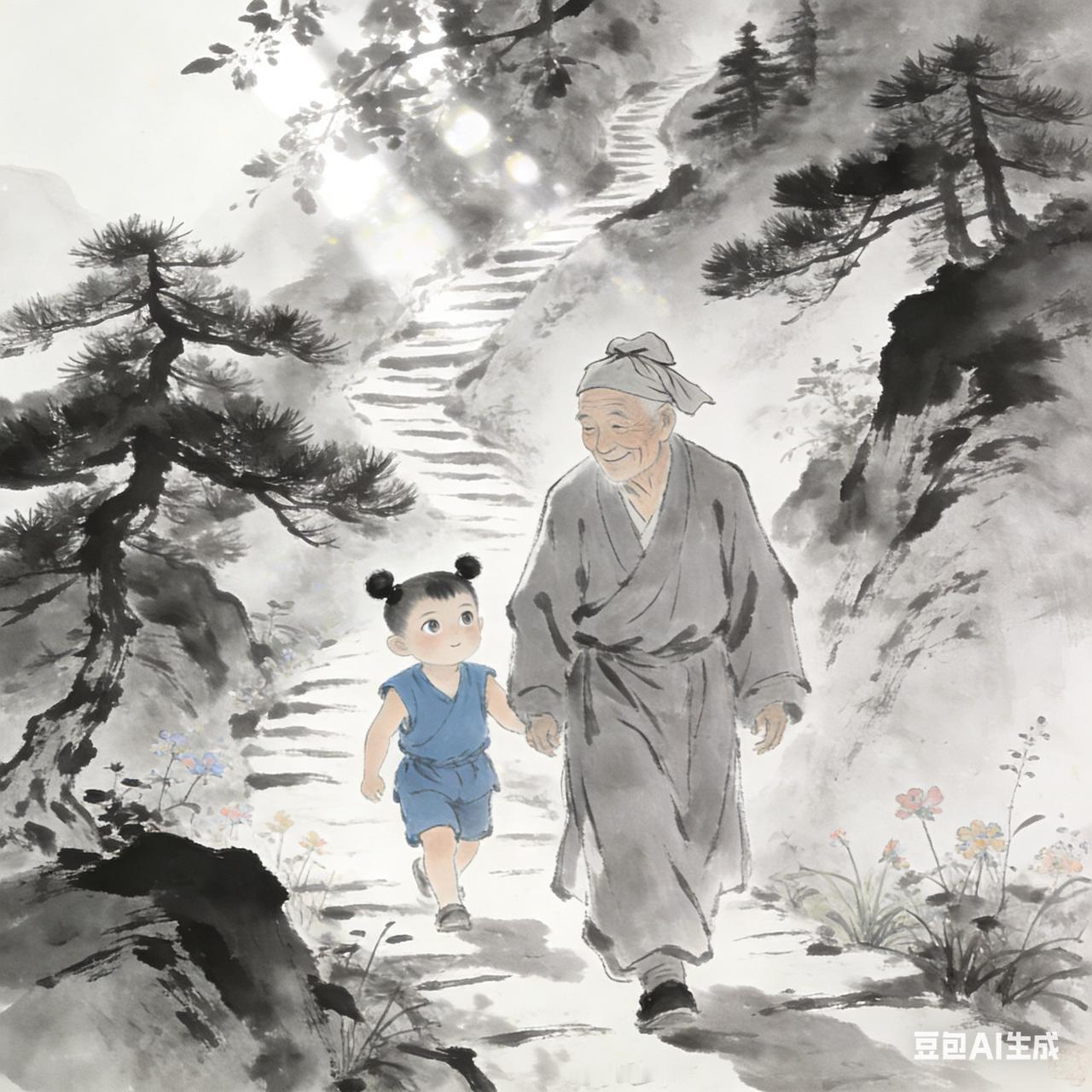 清朝康熙初年，秦岭一座山上住着两人：一位是身材修长、剑眉星目的中年人，衣着简朴却