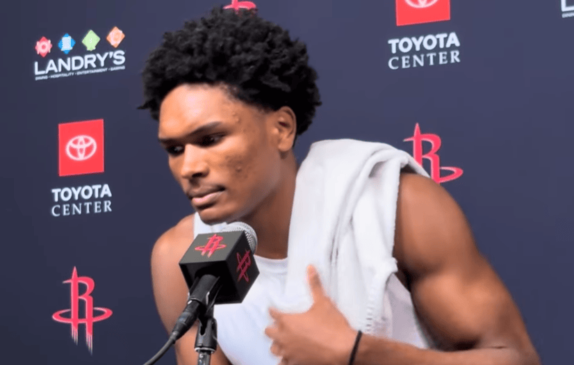 阿门: 不会质疑谢泼德的投篮选择, 从中圈出手也是个好球