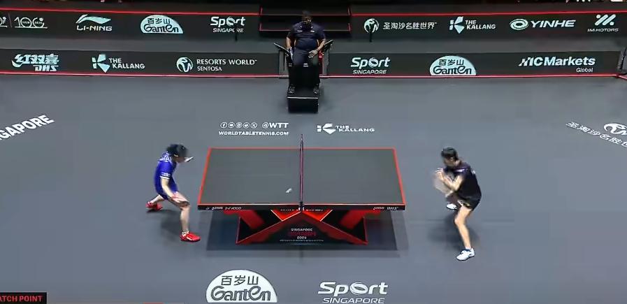 硬气！王曼昱4-2强势晋级四强，11连胜压制对手太提气太稳了！🏓️WTT