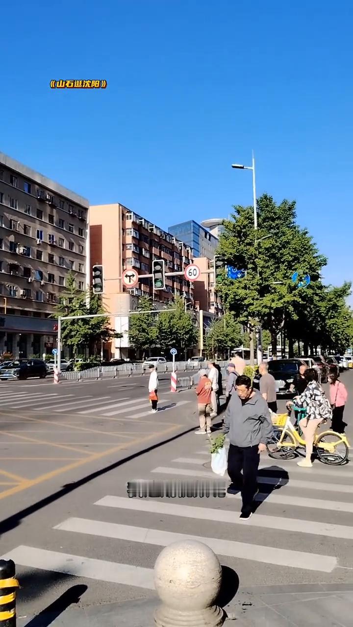 沈阳街景随拍。大家好，我现在的位置是在市府大路与北市一街的交叉路口，这期视频跟