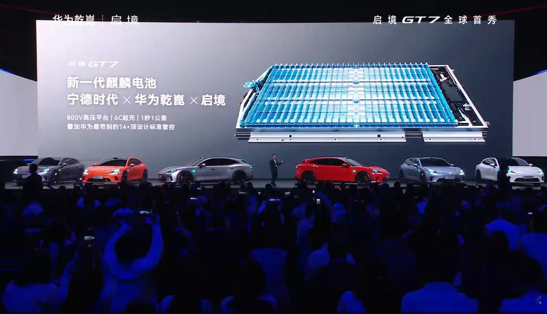 启境GT7首发十大新一代黑科技今晚，广汽×华为乾崑共创的启境GT7全球首秀！这
