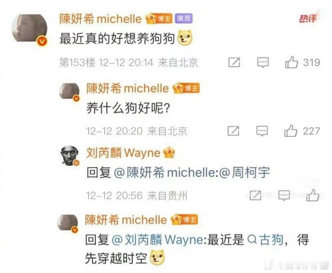 谁来管管刘芮麟，太有节目了陈妍希回复周柯宇