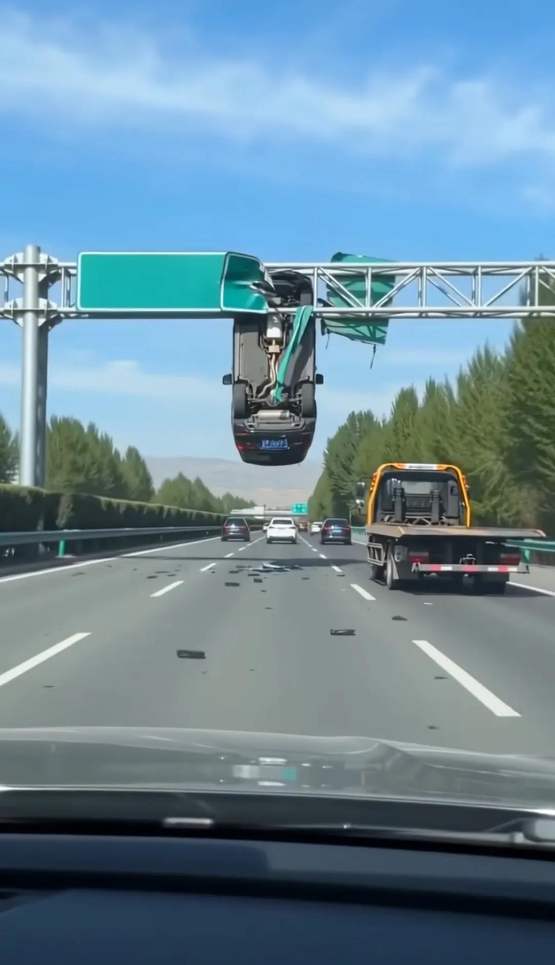我就想不通它是怎么挂上去的？