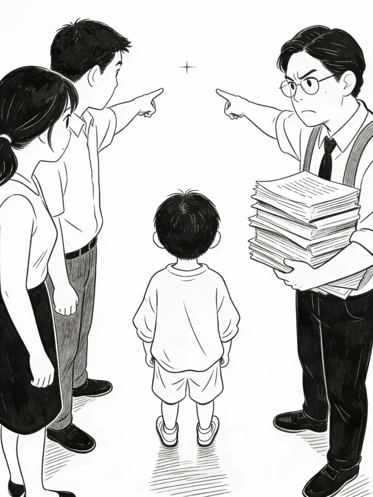 刚躺下，想起儿子今晚那句话。他说今天英语课干坐了一节课。没带资料，跟同桌合看