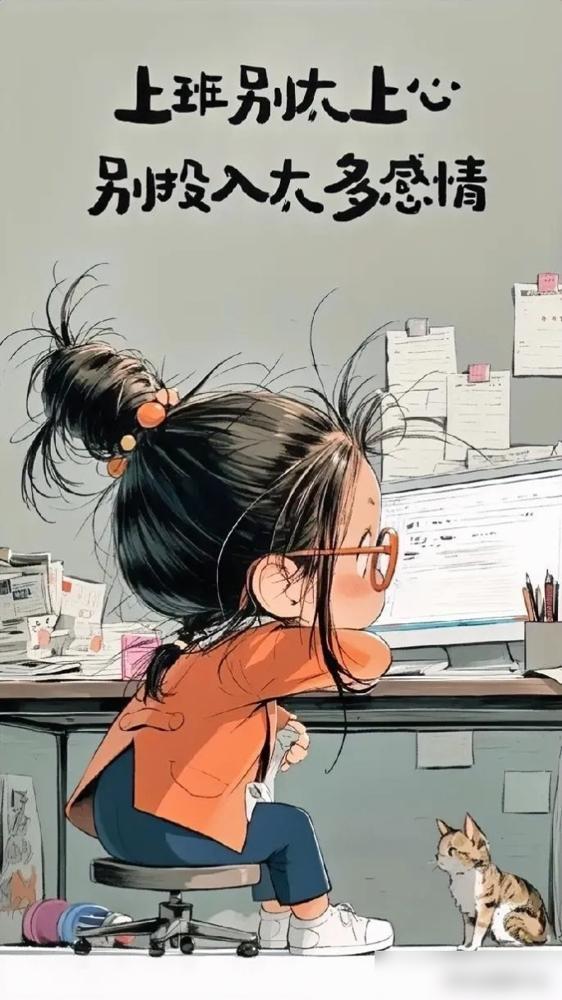 上班久了你会发现​在单位里​同事之间最好的相处方式就是​保持​距