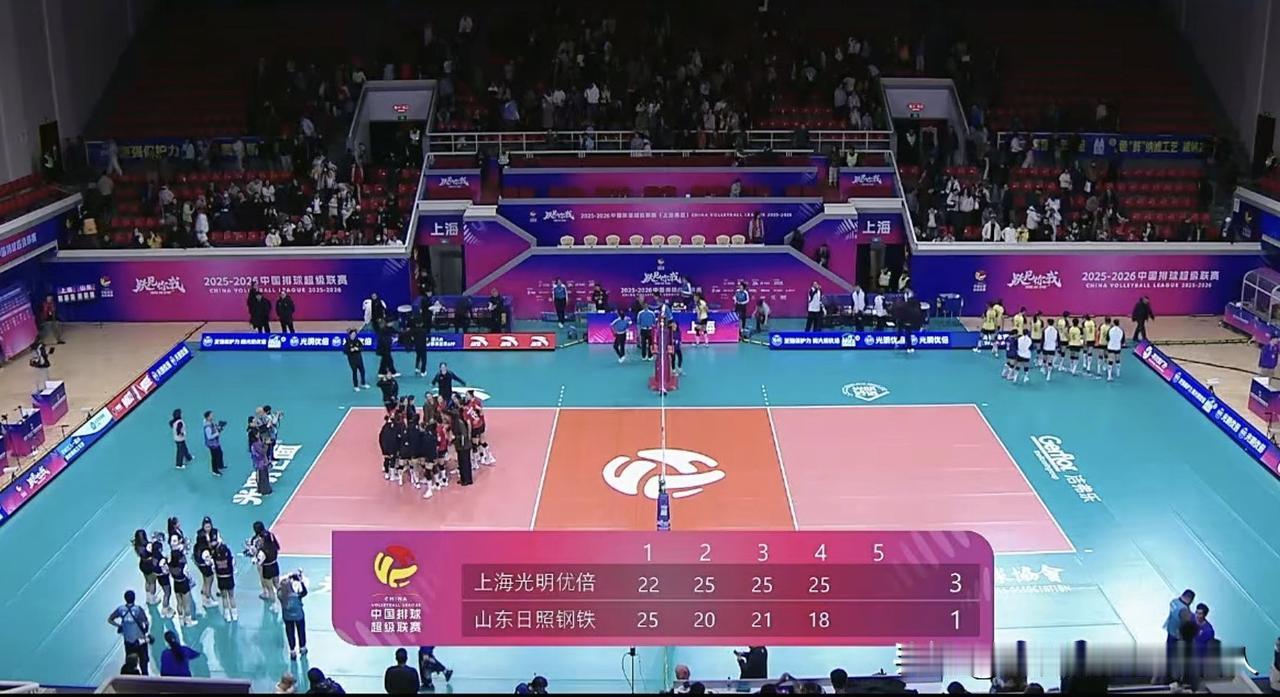 山东女排1:3上海，双方最大的差距是教练！山东女排在1:0领先局势下被上海女排