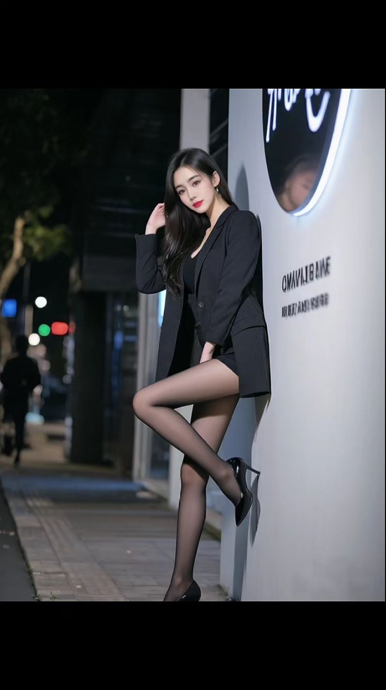 也是让我穿上黑丝和高跟👠了😂