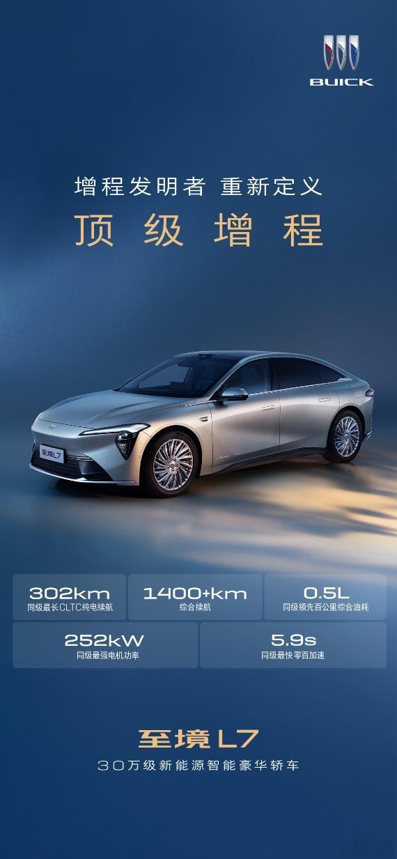 别克至境L7的增程系统有多牛？续航、油耗、动力全面突破！别克品牌今日公布智能豪华