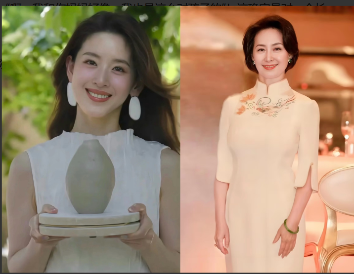 看了章泽天采访何超琼，我发现了一个事情，章泽天她这个人感觉真的不适合开口，当个小花盆挺好的。网友是这